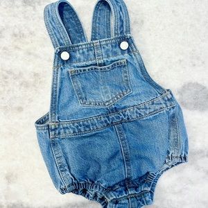 12-18m denim baby overalls